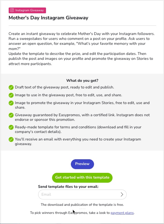 Instagram Giveaway Templates for Your Contest - ShareThis