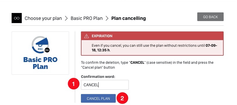 How can I cancel a monthly/annual plan? – Easypromos - Online Helpdesk